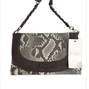 Jessica Simpson Snakeskin‎ Print Crossbody Bag New with Tags